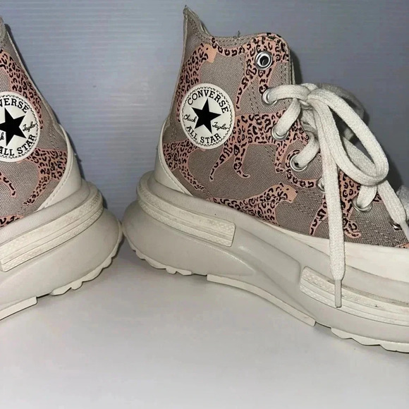 Converse Run Star Legacy CX Platform Cheetah Size 4.5 Kids / 6-6.5 Women’s - Picture 10 of 16